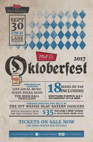 Mill Street Brewery Oktoberfest 2017